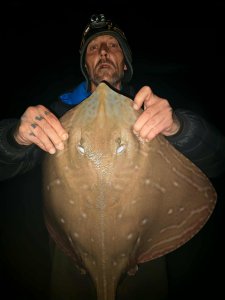Phil Hoyle with a Small Eyed Ray of 9lb 10oz