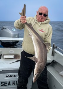 Clive way with a Spurdog of 17lb 4oz