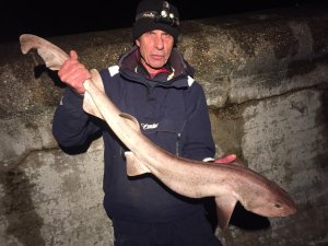 Martin Larkin with a Bull Huss of 10lb 2oz