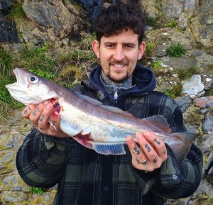 Danny Hoyle with a Whiting of 2lb 2oz