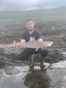 Josh Clark with a Smoothhound of 8lb 1oz