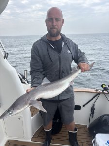 David Lowther with a Spurdog of 9lb 10oz